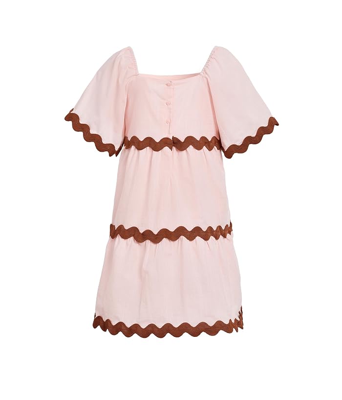 Janie and Jack Ric Rac Trimmed Dress (Toddler/Little Kid/Big Kid) - Image 2