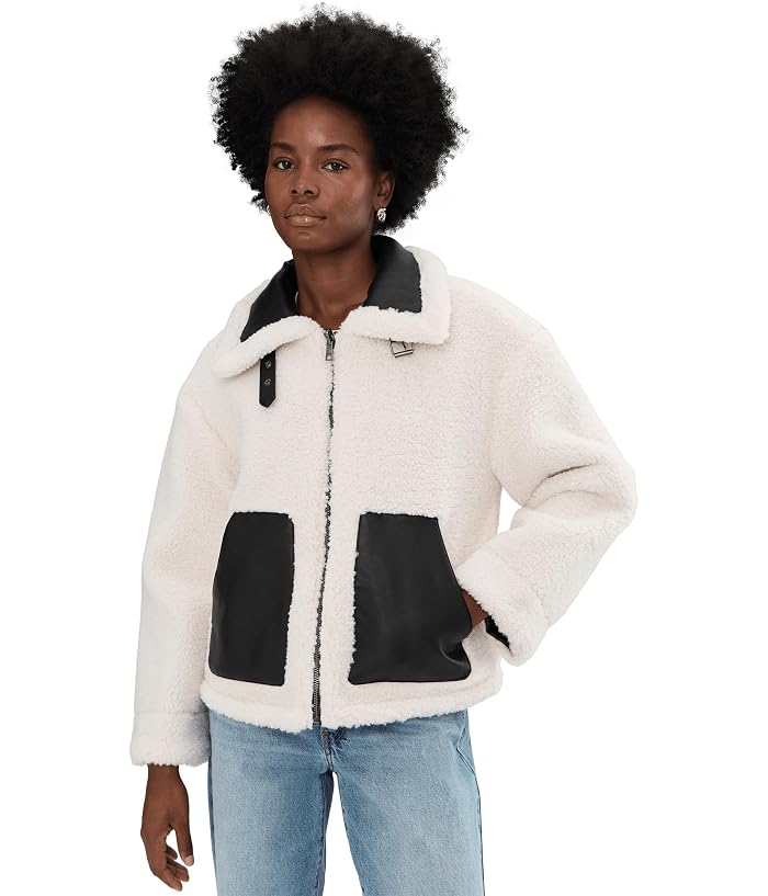 Levi's® Reversible Sherpa Faux Leather Shorty