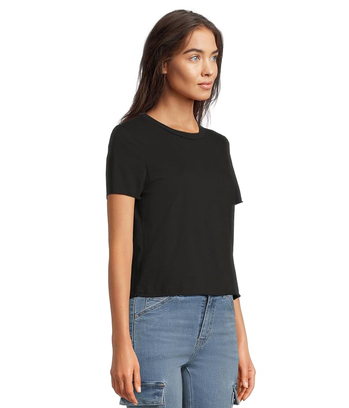 Michael Stars Jackie Raw Edge Crew Neck Tee - Image 2