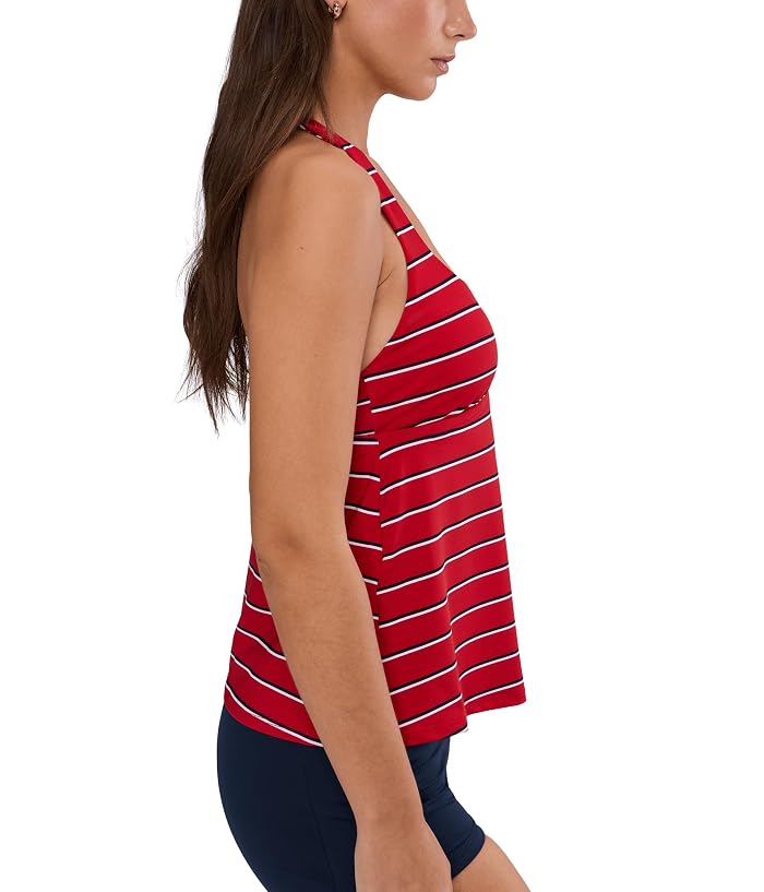 Nike Preppy Pinstripe Square Neck Tankini - Image 3