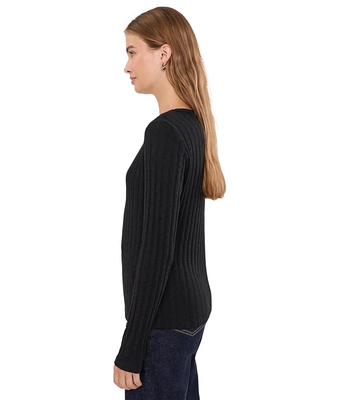 Michael Stars Mireya Long Sleeve Crew Tee - Image 3