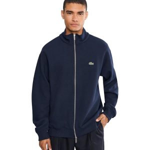 Lacoste Double Face Piqué Zipped Sweatshirt