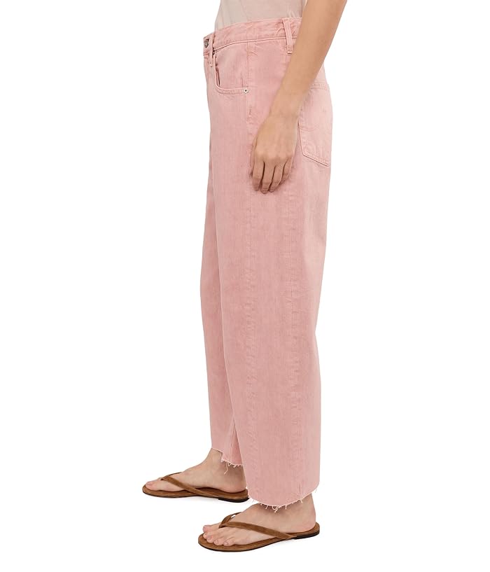 AG Jeans Hattie High-Rise Crop Barrel in Sulfur Sparkling Rose - Image 3