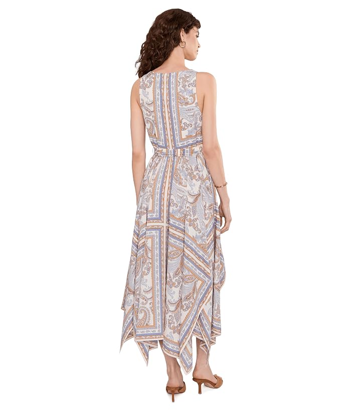 Lauren Ralph Lauren Paisley Georgette Handkerchief-Hem Dress - Image 4