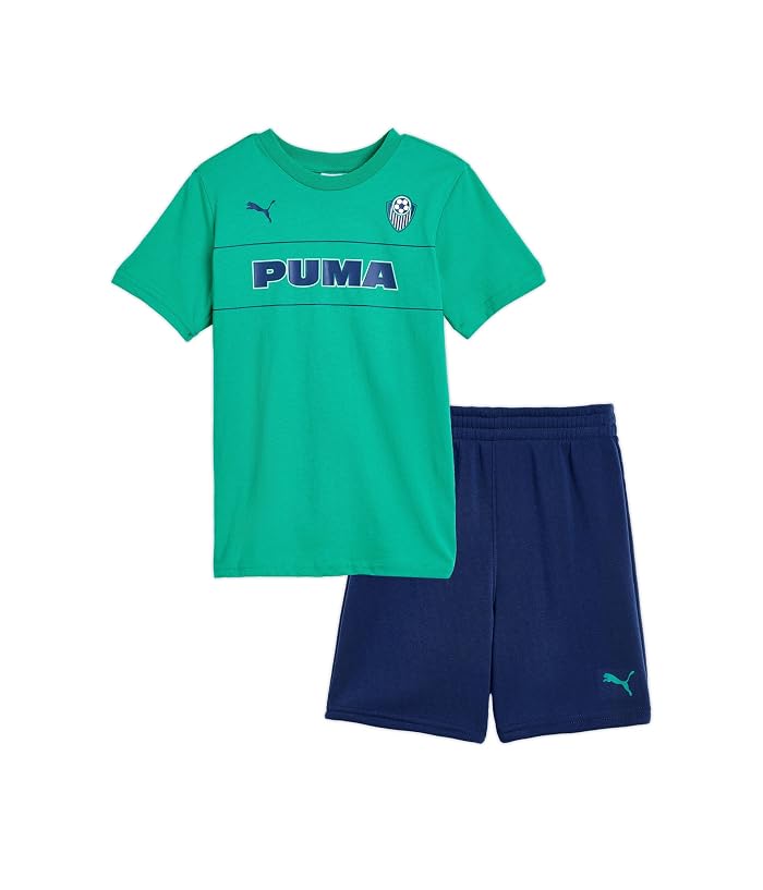 PUMA Kids Graphic T-shirt & Fleece Short Set (toddler) - Image 4