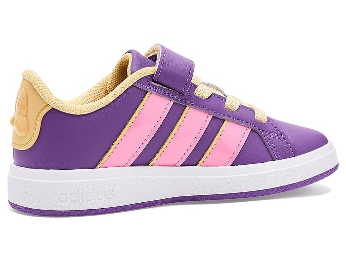 adidas Kids x Disney Minnie Mouse Grand Court Elastic Lace Shoes (Little Kid/Big Kid) - Image 3