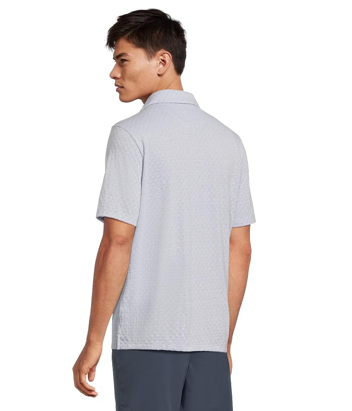 Johnston & Murphy Basket Weave V-Neck Polo - Image 3