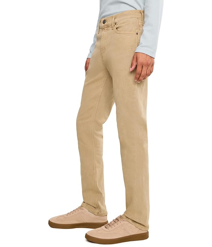 Paige Federal 32” Heritage Slim Straight Fit Jeans In Vintage Feathered Bone - Image 3