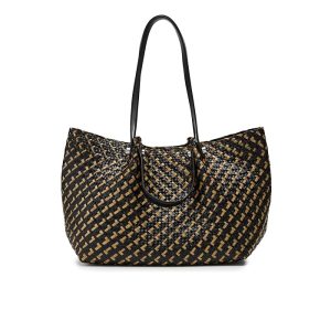 AllSaints Allington Straw Tote