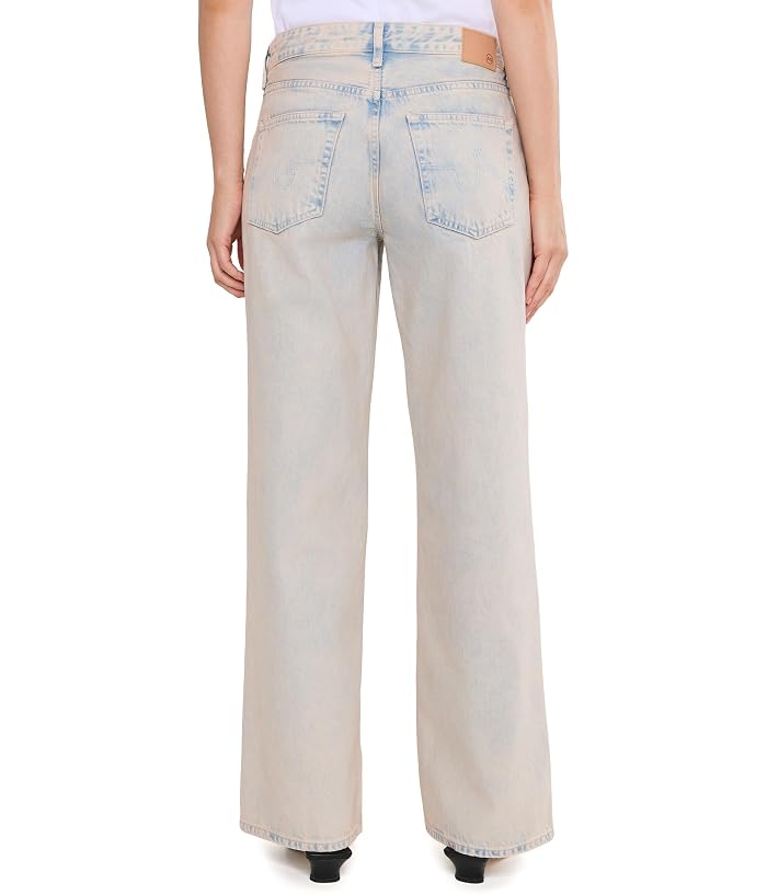 AG Jeans Adria Low Rise Baggy Wide Leg in Mojave Pink - Image 4