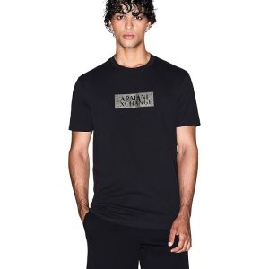 Armani Exchange Gold Detail Cotton T-shirt