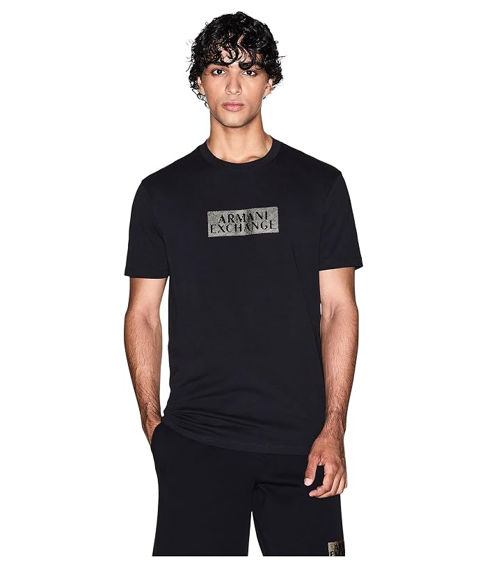 Armani Exchange Gold Detail Cotton T-shirt