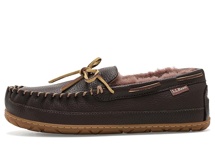 L.L.Bean Wicked Good Slippers Moc II Leather - Image 4