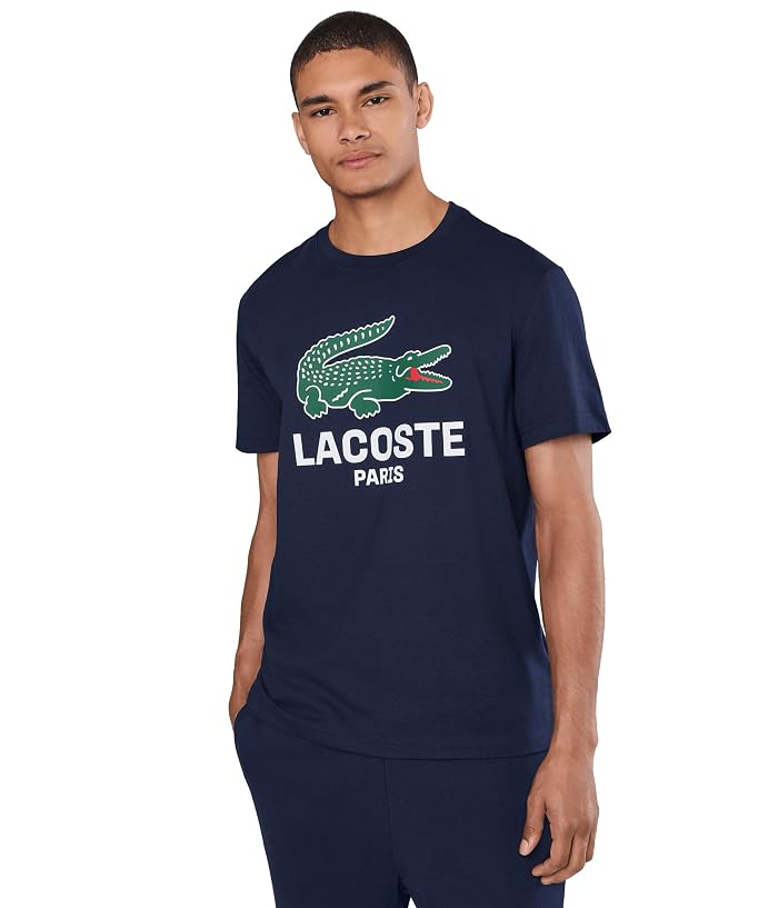 Lacoste Printed Cotton T-Shirt