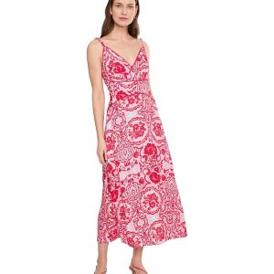 Adrianna Papell V-Neck Maxi Dress