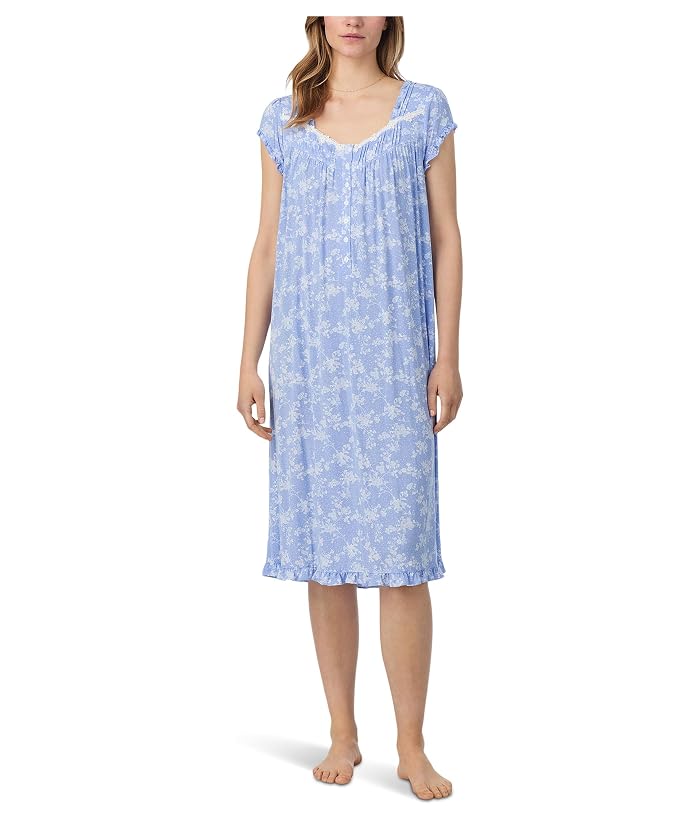 Eileen West Modal Spandex Jersey 42" Cap Sleeve Waltz Nightgown