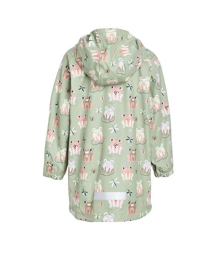 Deux par Deux Green Raincoat With Color-Changing Frogs (Big Kid) - Image 2