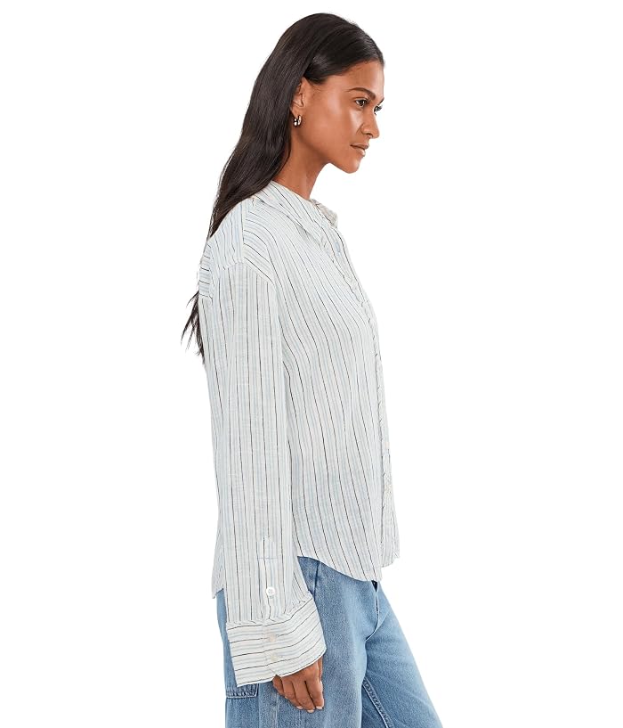 Free People Striped Linen Laurel - Image 3