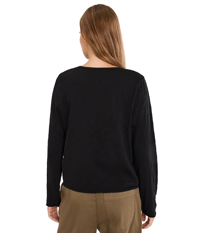 Mod-o-doc Long Sleeve Button Front Slim Top - Image 4