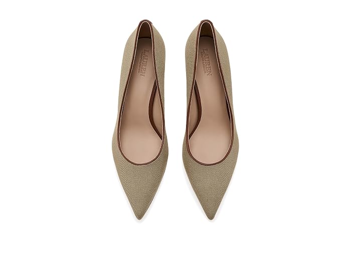 Lauren Ralph Lauren Lanette Washed Canvas Pumps - Image 2