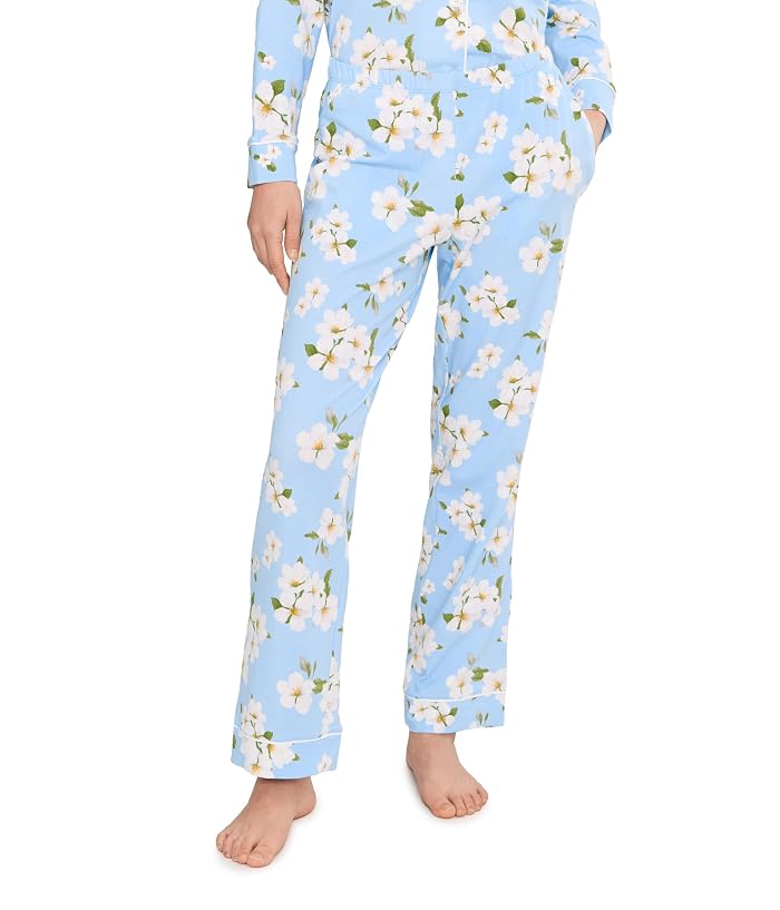 Bedhead PJs Petite Long Sleeve Classic Cotton Knit Pajama Set - Image 2