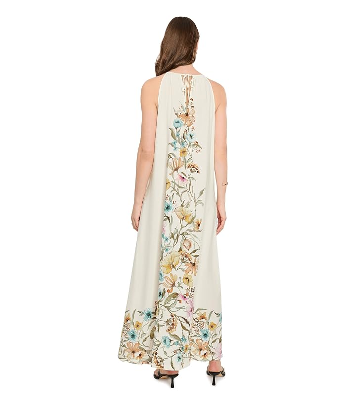 Vince Camuto High Neck Flowy Maxi With Trim - Image 4