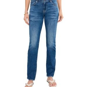AG Jeans Sandra Low Rise Straight Jeans in Mykonos