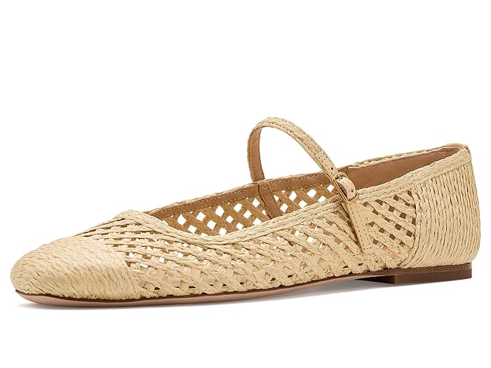 Veronica Beard Ellie Raffia Weave Mary Jane Shoes
