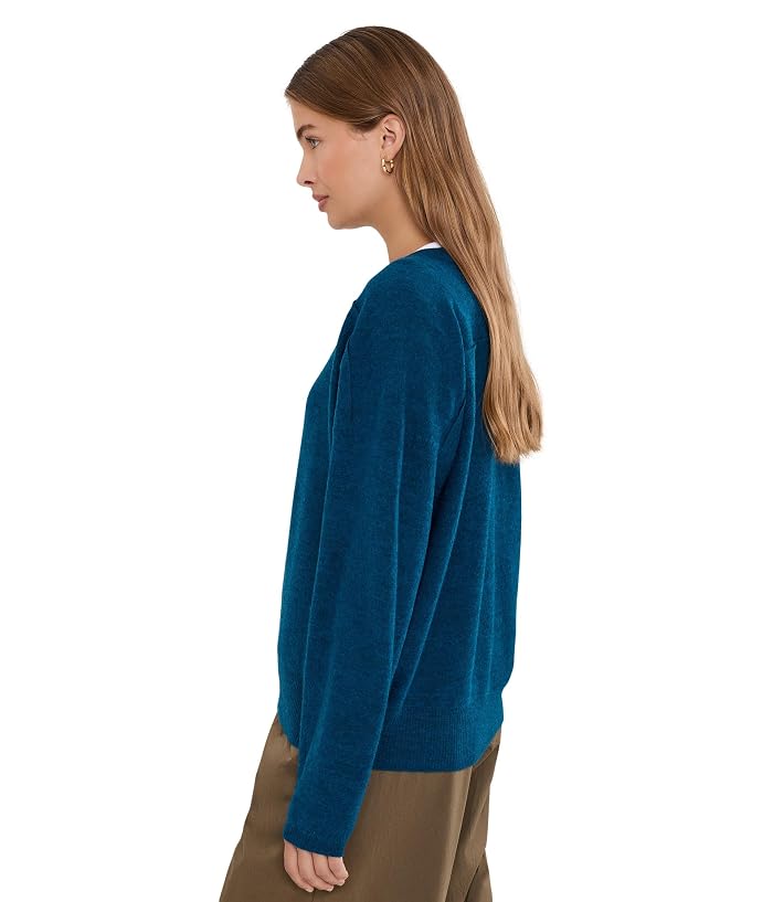 Eileen Fisher Fine Felted Wool Crew Neck Sweater - Image 3