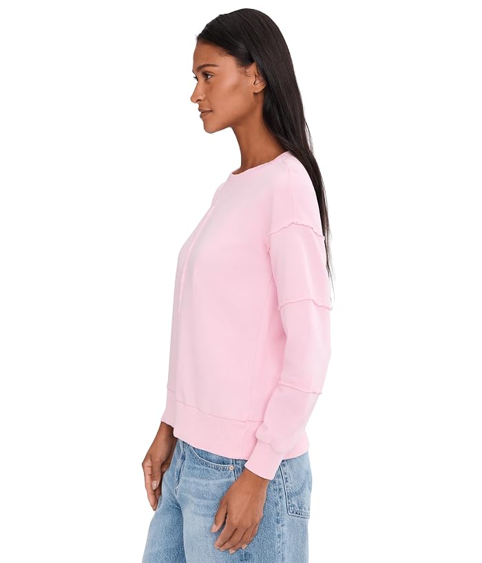 Mod-o-doc Long Sleeve Seamed Boxy Sweatshirt - Image 3