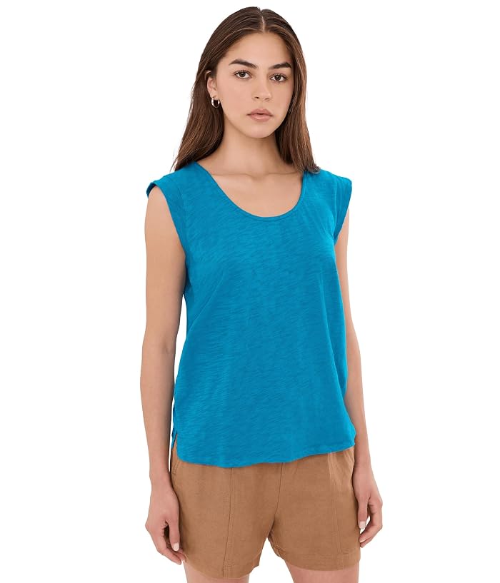Mod-o-doc Cap Sleeve Scoop Neck Tee