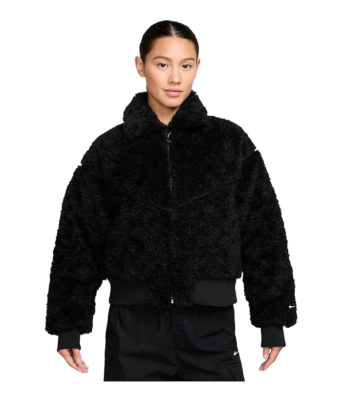 Nike Sportswear Essential Fur Bomber Jacket - Image 4