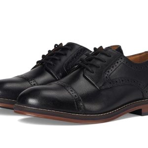 Johnston & Murphy Kids Conard Cap Toe (Little Kid/Big Kid)