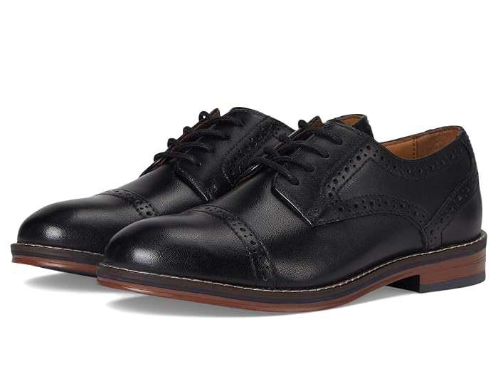 Johnston & Murphy Kids Conard Cap Toe (Little Kid/Big Kid)