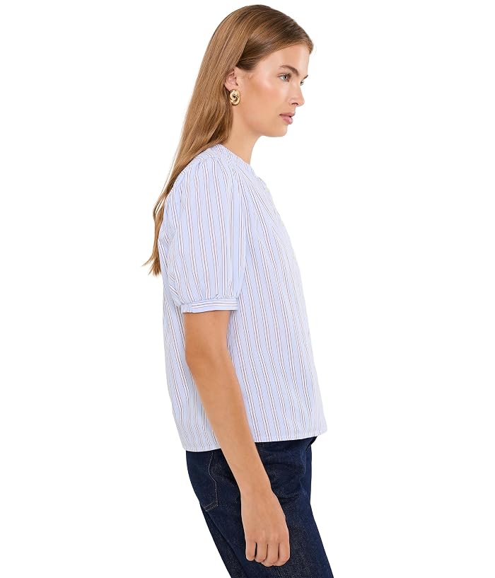 NIC+ZOE Petite Eton Stripe Shirt - Image 3