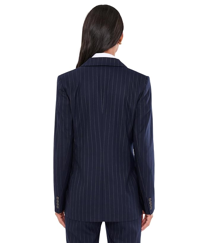 Lauren Ralph Lauren Pinstripe Double-breasted Twill Blazer - Image 4