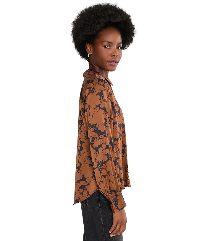 Liverpool Los Angeles Long Sleeve Button Front Woven Blouse - Image 3
