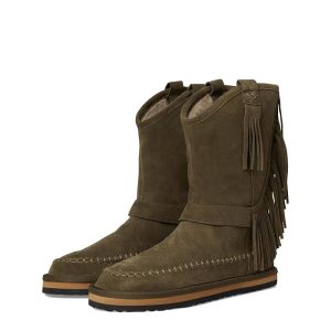 Free People Faye Fringe Pull-On Boots