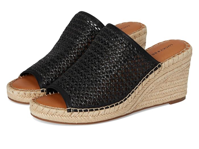 Lucky Brand Cabriah Woven Espadrille Wedge Sandals