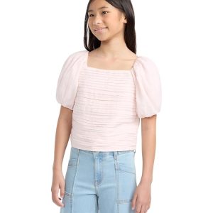abercrombie kids Emerson Puff Sleeve Top (Big Kid)