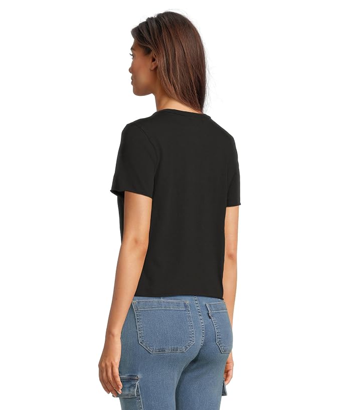 Michael Stars Jackie Raw Edge Crew Neck Tee - Image 3