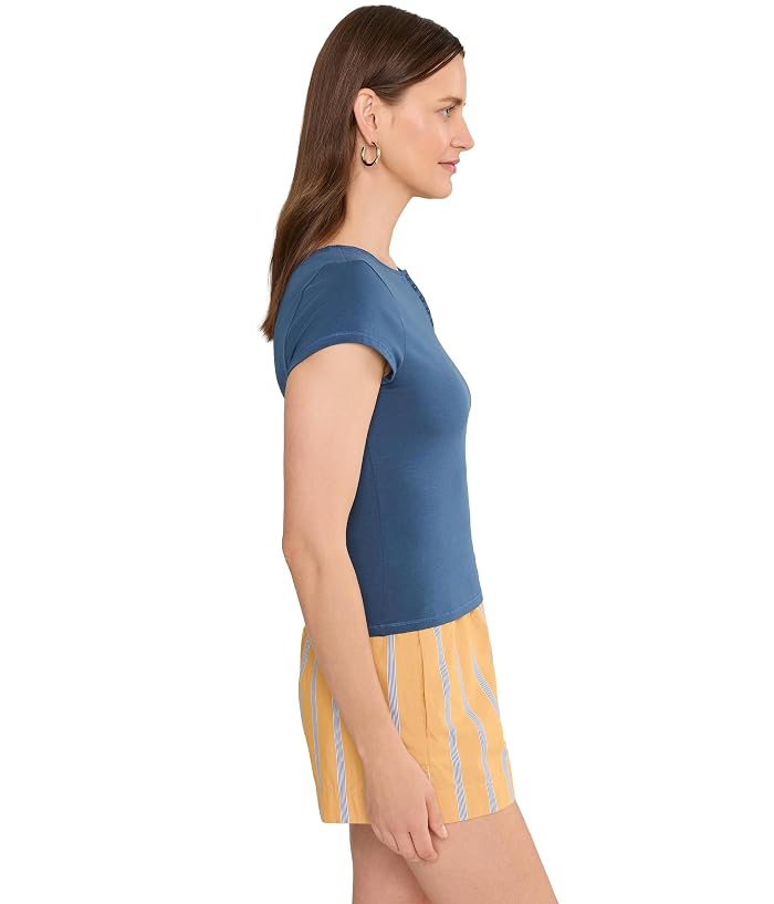 Free People Morning Pages Henley-Soli - Image 3
