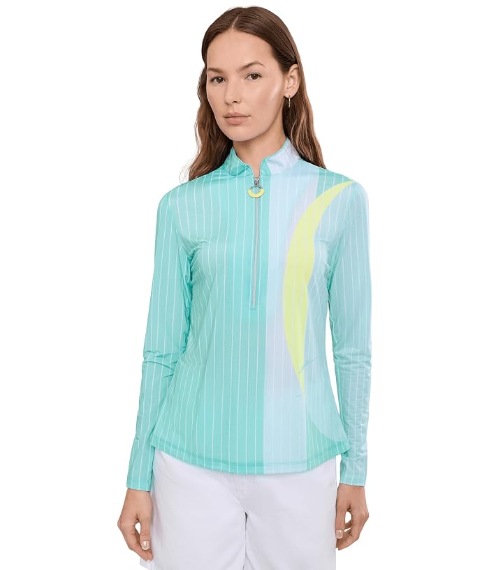 Jamie Sadock Sunsense Slinky Long Sleeve Quarter Zip
