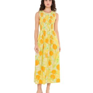Lilly Pulitzer Daisey Smocked Midi Dress