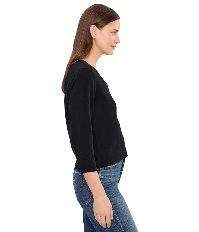 Vince Elbow Sleeve V-Neck Cardi - Image 3