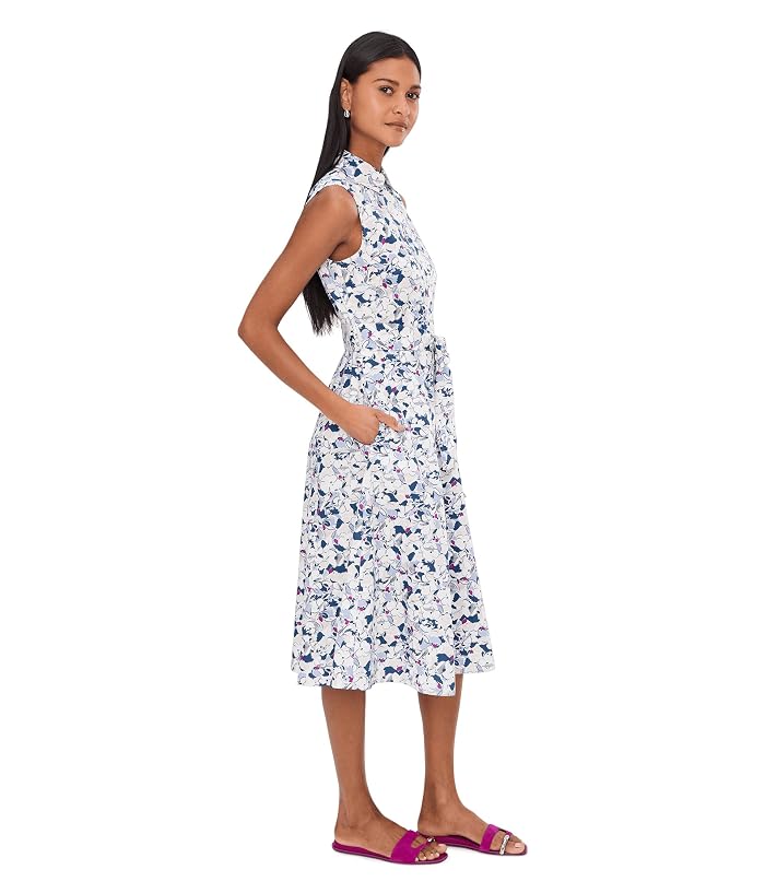 Calvin Klein Sleeveless Florla Cotton Aline Midi - Image 3