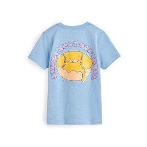 ChalkTalk SPORTS Softball Short Sleeve T-Shirt - Sweet Spot Softball (Little Kid)