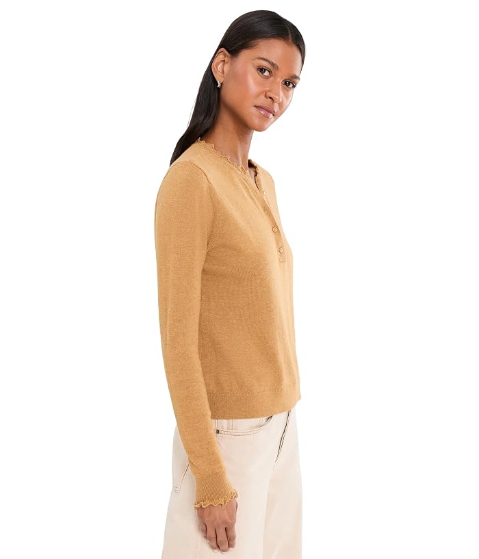 NIC+ZOE Henley Ruffle Sweater - Image 3