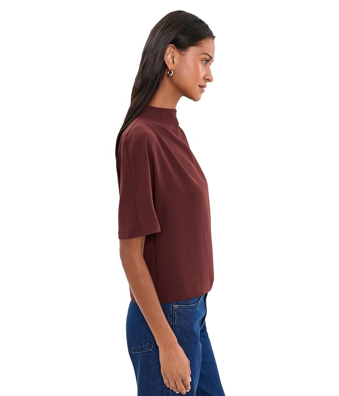 Vince Draped Funnel Neck Top - Image 3