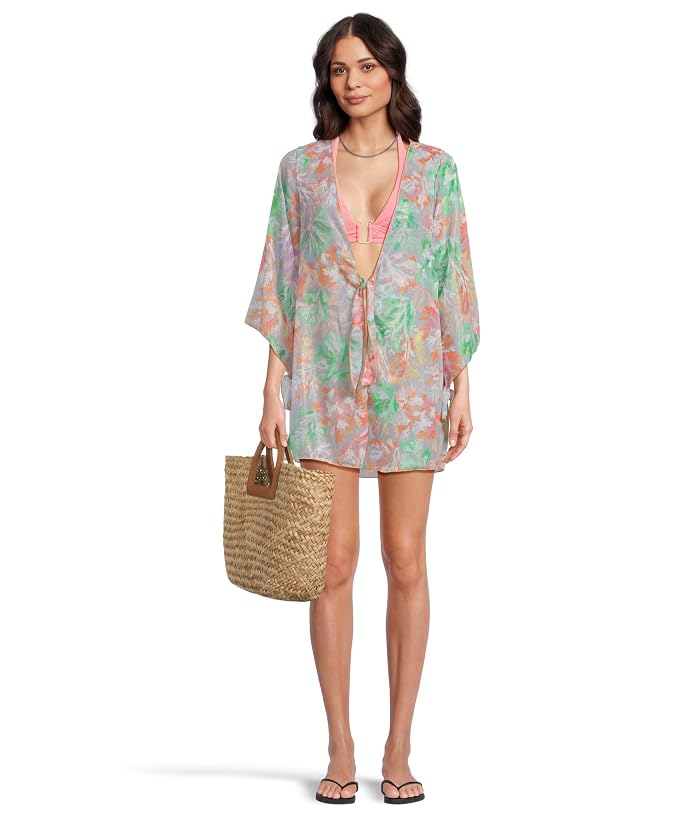 BECCA Coral Reef Sheer Chiffon Tunic